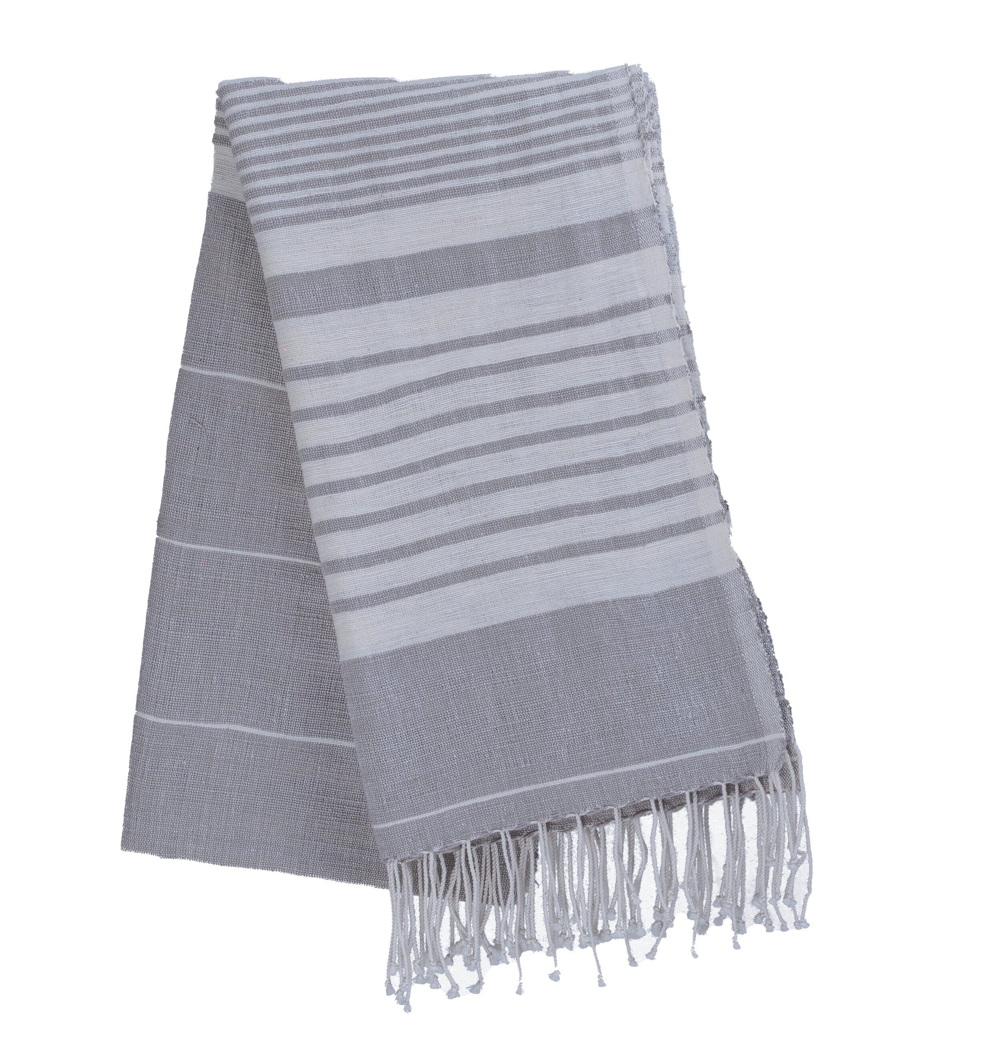 Dawa ethically made cotton hand towel hand towel sabahar Grey 