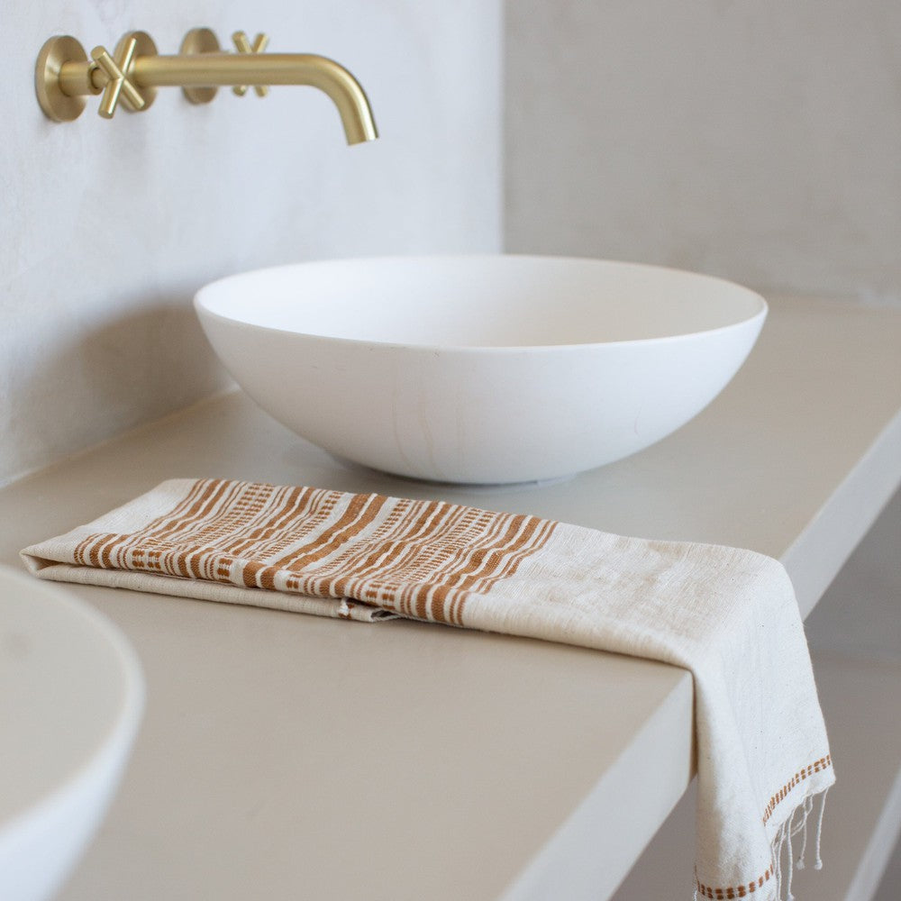 Genale hand towel in bronze sabahar 