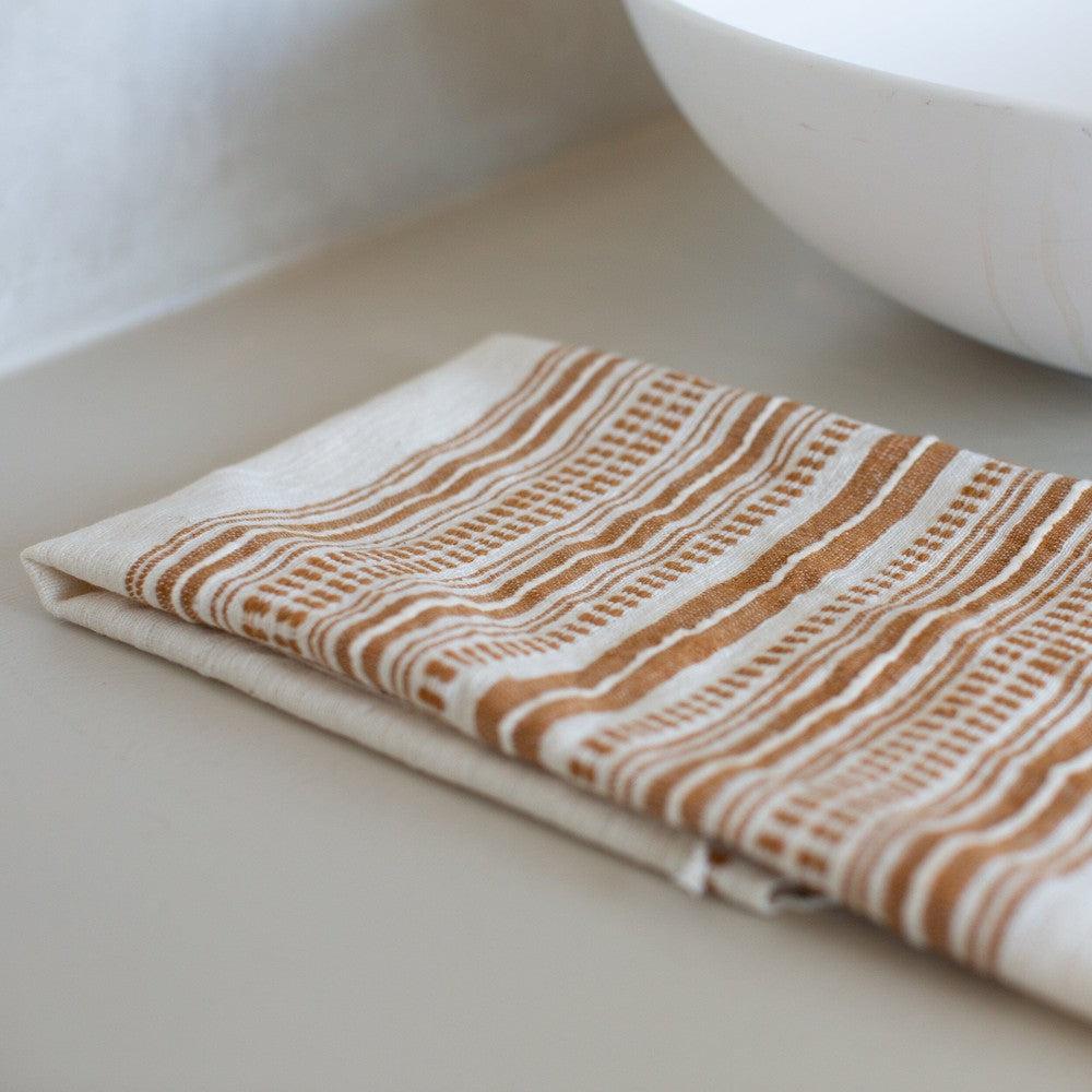 Genale ivory/bronze hand towel sabahar 