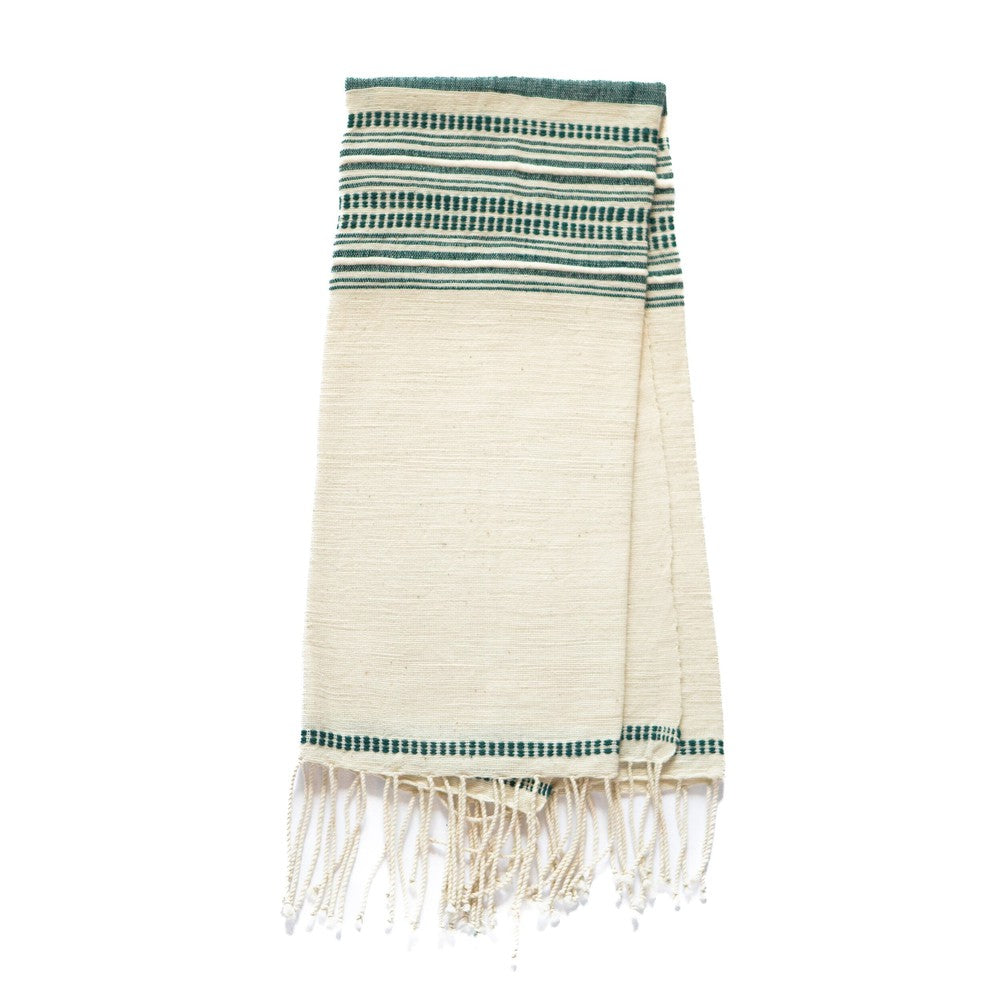 Genale hand towel sabahar Ivory/teal 