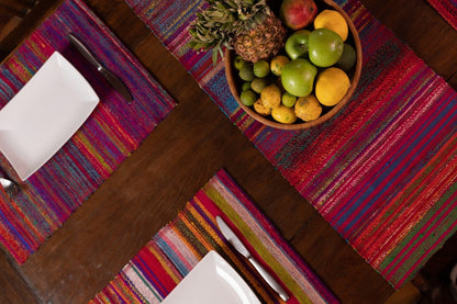 Harar table runner tablerunner sabahar on wodden table with fruits