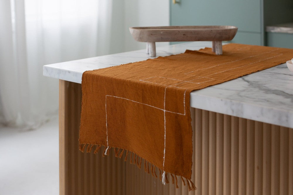 Menged table runner tablerunner sabahar Bronze 