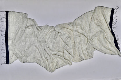 Stella shawl shawl sabahar Melange with grey border 