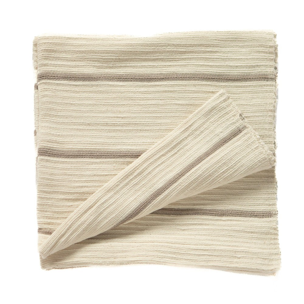 Wari waffle bath towel in stone flat lay