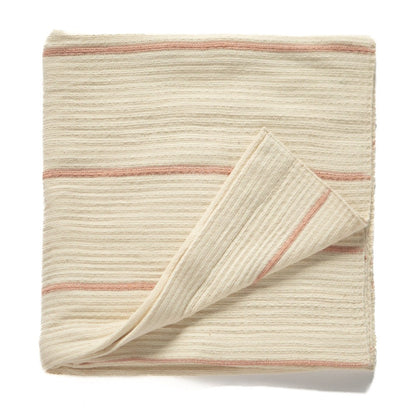 Wari hand towel in blush flat lay